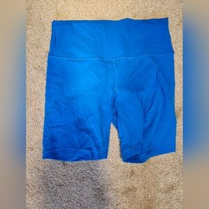 Lululemon Sz 12 Poolside Wunder Train High Rise Short 8"